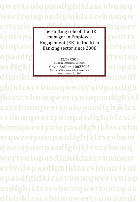 The shifting role of the HR manager in Employee Engagement (EE) in the Irish Banking sector since 2008 1 Screenshot 2025 08 04 041047