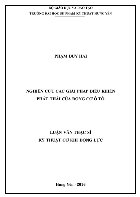 Nghiên cứu các giải pháp điều khiển phát thải của động cơ ô tô 1 Screenshot 2025 08 19 175728