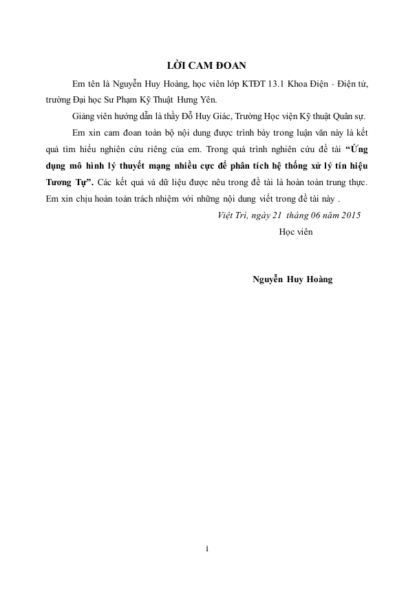 Ứng dụng mô hình lý thuyết mạng nhiều cực để phân tích hệ thống xử lý tín hiệu Tương Tự 1 Screenshot 2025 08 21 091705