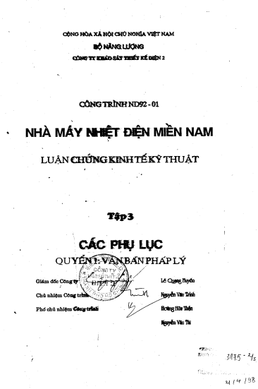 Báo cáo khoa học: Nhà máy nhiệt điện Miền Nam - T3: Các phụ lục 1 Anh chup man hinh 2025 09 17 143446