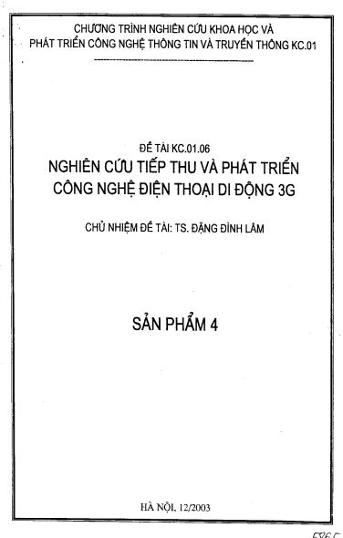 Báo cáo khoa học: Nghiên cứu tiếp thu và phát triển công nghệ điện thoại di động 3G - SP4: Trình diễn thử nghiệm và kết quả đánh giá công nghệ 2.5G 1 Anh chup man hinh 2025 09 17 205738