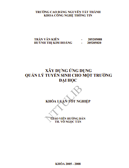 Khóa luận tốt nghiệp: Xây dựng ứng dụng quản lý tuyển sinh cho một trường đại học 1 Anh chup man hinh 2025 09 18 231252